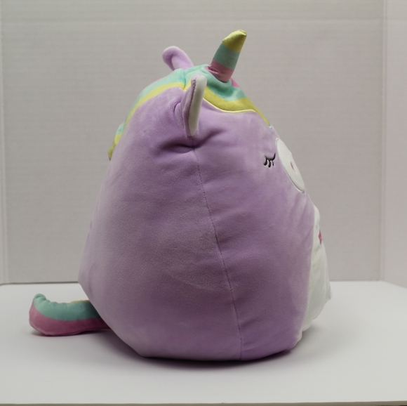12" Monogrammed 'T' Silvia Unicorn Squishmallows - Picture 7 of 12